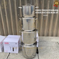 Maxim Stainless Steel Tall Pot Cooking Pot/ Stock Pot 8 12 16 20 Qt Boiling Pot/ Stock