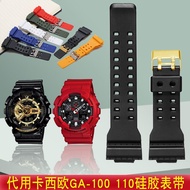 ทดแทนสายรัด Casio GA110GD/GLS/100 120 สายนาฬิกาซิลิโคนชาย G-SHOCK อุปกรณ์เสริมนาฬิกา