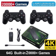 วิดีโอเกม เครื่องเล่นเกม เกมคอนโซลวิดีโอเกมไร้สาย เครื่องเล่นเกมทีวี Game Stick Controller Joystick Retro TV Video Game Console 64G TV Games 20000 เกม 4K การต่อสู้ผู้เล่นสองคน เครื่องเล่นเกมคอมโซล คอนโซลวิดีโอ คอนโซล เกมคอนโซลไร้สาย 2.4G คอนโซลเกมส์