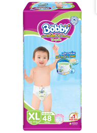 Tã quần Bobby siêu thoáng size XL 48 miếng