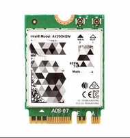 包平郵intel AX200 無綫網卡 WiFi6 wireless card with bluetooth  雙頻3000Mbps 英特爾 NOT ax201 ax210 ax211 WiFi6e 