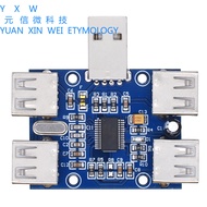 USBHUB USB2.0 HUB HUB 4 Port Controller usb Extension Module GL850G Chip