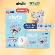 Aiwibi Comfy Dry Baby Diaper Tape / Pants (1 Pack) 1.8mm Ultra Thin