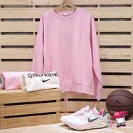 球鞋補習班 NIKE GIRLFRIEND SLOGAN 粉色 限定 大學T 毛巾刷毛 小標 男女 FD9898-690