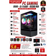 PC GAMING B560 – CORE i5-11400F – RX580 8GB NEW
