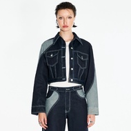 Merge Official - Merge Denim Cropped Jacket (พร้อมส่ง)