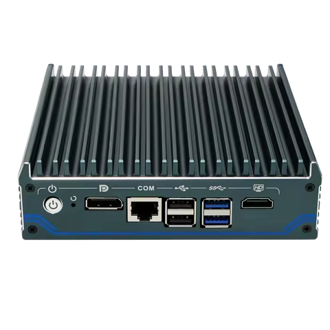 Fanless pfSense Firewall Soft Router J4125 N5105 N150 4x i226-V 2.5G LAN NVMe Barebone Mini PC HDMI2