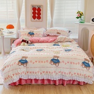 Vỏ chăn thoải mái vỏ chăn bông AB in hai mặt Quilt Cover cực lớn 220x240 da thân thiện với vải quilt