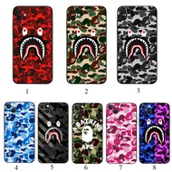 iPhone 12 13 Mini 12 Pro Max 13 14 Pro Max 14 Plus 17 air F8 bape camo Soft black phone case