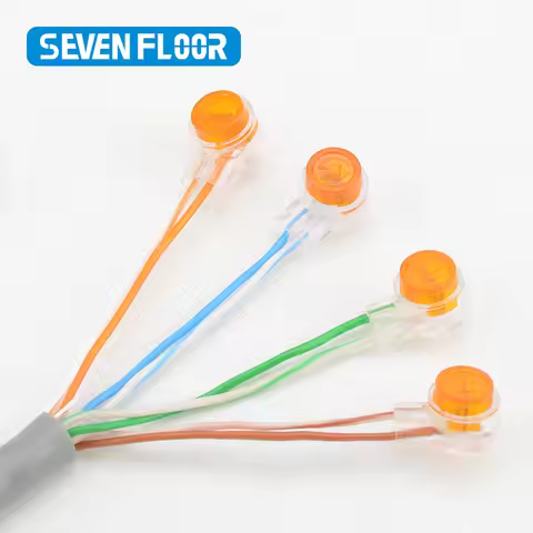 50/100/200Pcs Wiring Sub Network Cable Wiring Sub K1 Connector Waterproof Wiring Network Cable Telep