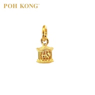 FA6 POH KONG 916/22K Gold 3D Carousel Pendant