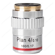 AmScope 4X Plan Achromatic Objective Lens with Knurled Ring PA4XK-V300 Macro Photography Recommendat