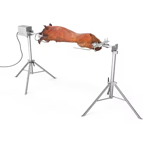 46" Large Electric Rotisserie Grill, 176Lbs Capacity Rotisserie Grill Kit