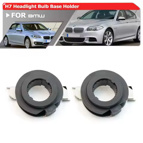 2x For BMW 5Series E60 E61 2005-2007 F10 F11 F07 2011-2013 H7 LED Headlight Bulb Base Holder Retaine