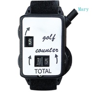 Mary Golfs Strokes Counter Watch with Reset Golfs Score Keepers Manual Dials Indicator