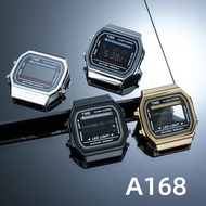 Stainless Steel Watch Case Modification For Casio 3298 A168 A168WA A168WG Metal Middle Case Replacem