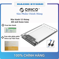 Box ssd Orico 2139U3 dùng cho SSD/HDD 2.5" ra cổng usb 3.0 nhựa ABS trong suốt - Hàng Chính Hãng