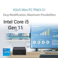 [ Best Quality] Asus Mini Pc Pn63 Core I5 Barebone (No Ssd, No Memory)