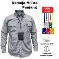 Terbaru Kemeja Tactical Original M-Tac Lengan Panjang Pria Tactical