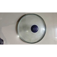Glass pot lid 28cm frying pan lid/