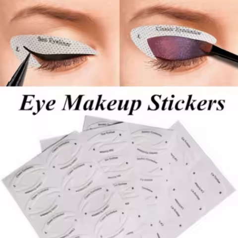 32 Pairs of Eyeliner Pencil Eye Shadow Makeup Eyeliner Template Eyeliner Sticker European and Americ