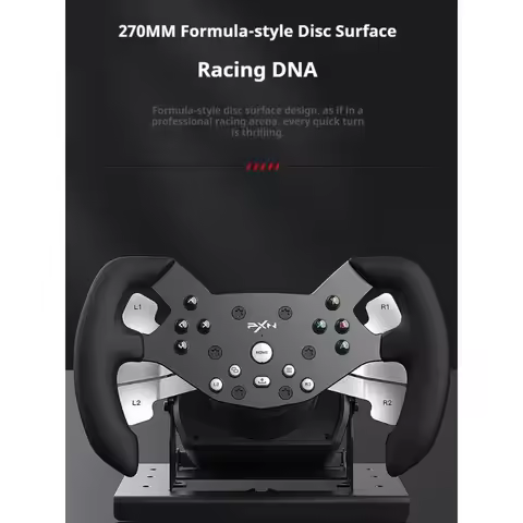 PXN W V10-F Formula F1 Gaming Steering Wheel Racing Disk Adapted To V10/V10Pro Steering Wheel Simula