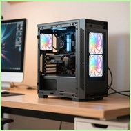 PC Case Fans Case Cooler RGB Thin Cpu Coolers Silent Radiator for Home Workplace Intensive Multitask
