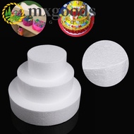 MXGOODS Cake Dummy Modelling 4/6/8 Inch Wedding Flower Party Decor Mould Styrofoam