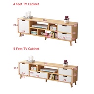 Ning Living 4 Feet 5 Feet TV cabinet Rak TV Console Almari TV Media Storage Cabinet/Kabinet TV