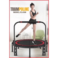 XO Trampoline Exercise Pleated Floor With Steel Frame Latest Model With Safety Grip 2022, Spring Cus