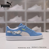 พูม่า PUMA x Rihanna Suede Platform Classic Sneakers รองเท้าบุรุษและสตรี รองเท้าบาสเกตบอล รองเท้าเทรนนิ่ง รองเท้าสเก็ตบอร์ด รองเท้าผ้าใบ