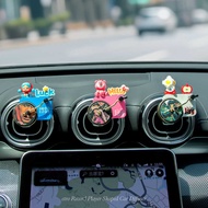 Pop Mart Car Screen Decoration Ornaments Cute Cartoon Car Air Vent Labu Cloth Record Record Record P
