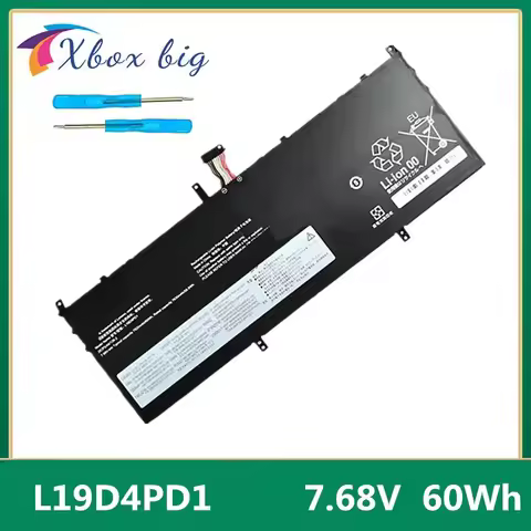 New L19D4PD1 Laptop Battery For ThinkPad Lenovo Yoga 6 13ALC6,13ARE05,C640-13IML L19C4PD1 L19L4PD1 L
