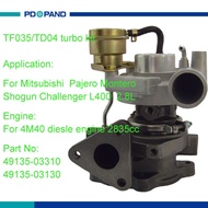 auto turbo charger part TF035 turbocompressor for MITSUBISHI 2835cc 4M40 4M40T 4M40-T diesel engine 2.8L 49135-03310 491