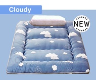 Krafter ฟูกนอนพื้นญี่ปุ่น เบอะรองนอนพื้นทาทามิ ขนาด 3 ฟุต 45 และ 6 ฟุต ใช้รองได้ทั้งบนพื้นและบนเตียง