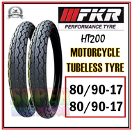 FKR HT200 COMBO SET !! 80/90-17 + 80/90-17 !! Tubeless Motorcycle Tyre !!