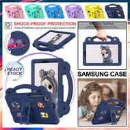 Shockproof cartoon holder Eva Handle Cover For Samsung Tab A8 X200 A7 Lite T220 T290 S5E T720 S6 lit