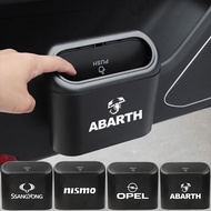 1pcs Car Vehicle Hanging Trash Can ABS Storage Box For Citroen C1 C2 C3 C4 C5 C6 C8 C4L DS3 DS4 DS5 