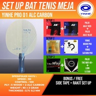 Yinhe Pro 01 ALC Carbon Lion Palio Assembled Pingpong Bat Package