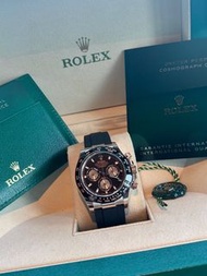 全新 Rolex Daytona 116515 blk 玫瑰金黑面金眼