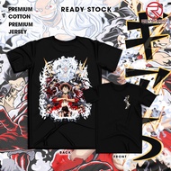 Baju Luffy Gear 5 Evolution One Piece Anime Tshirt Jersey