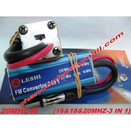 12V 3 IN 1 CAR AUTO STEREO ANTENNA ( FOR JAPAN PLAYER RADIO ) FM RADIO BOSSTER FREQUENCY CONVERTER [