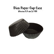 Diva Paper Cup Case HITAM 55 cm (100 pc)