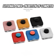 ECHOME DOIO Multi-color Aluminum Wired Desktop Computer Joystick on/Off Key External Desktop Power Switch KB01-7 Gift for Gamer