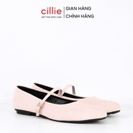 Cillie Women's Flat Sole Doll Shoes, Multi-Colored Pastel Round Toe with Soft Foot Pads
