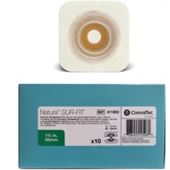 [NEW PACKAGING] CONVATEC 411802 SurFit Natura Durahesive Flat Moldable Flexible Wafer 45mm- (10's) [