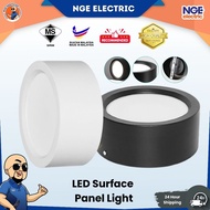LED Surface Panel Light 12W 30W Black LED Surface Downlight Lampu Siling LED Surface Ceiling Light