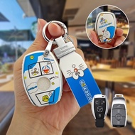 Car key cover for Mercedes-Benz W205 W204 A200 C220D GLC 300 c260l gla200 W212 glc300l c200l c260l G