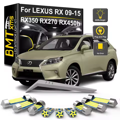 BMTxms 11PCS For Lexus RX RX350 RX270 RX450h 2009 2010 2011 2012 2013 2014 2015 Car LED Interior Lig