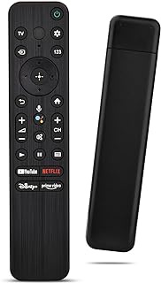 KOOMOER Voice Remote Replacement for Sony TV Remote, for Sony Smart TVs and Sony Bravia TVs, for All Sony 4K UHD LED LCD HD Smart TVs with YouTube, Netflix, Disney+, Prime Video Quick Buttons